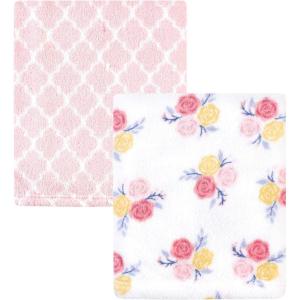 imageHudson Baby Unisex Baby Silky Plush and Coral Fleece Blanket Christmas Tree Truck 30x36 inchesBlossoms