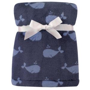 imageHudson Baby Unisex Baby Super Plush Blanket Whale One SizeWhale