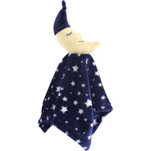 imageHudson Baby Unisex Security Blanket Fawn One SizeNavy Moon