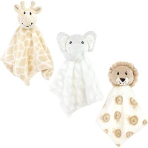 imageHudson Baby Unisex Security Blanket Fawn One SizeSafari Boy