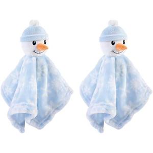 imageHudson Baby Unisex Security Blanket Fawn One SizeSnowman
