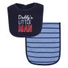 imageHudson Baby Unisex Baby Cotton Terry Bib and Burp Cloth Set Dinner Date One SizeDaddys Little Man