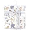 imageHudson Baby Unisex Baby Flannel Burp Cloth 7pk Neutral Safari One Size