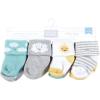 imageHudson Baby Baby Infant Boy Cotton Rich Newborn and Terry Socks Sunshine and Clouds 612 Months Yellow