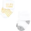 imageHudson Baby Baby Infant Boy Cotton Rich Newborn and Terry Socks Sunshine and Clouds 612 Months Yellow
