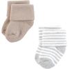 imageHudson Baby Baby Infant Girl Cotton Rich Newborn and Terry Socks Soft Pink Dot Stripe 612 Months