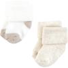 imageHudson Baby Baby Unisex Cotton Rich Newborn and Terry Socks Neutral Heel Toe 612 Months Brown