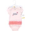 imageHudson Baby Infant Girls Cotton Bodysuits 3Pack Butterfly Floral Tutu 912 Months