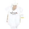 imageHudson Baby Unisex Baby Bodysuit Short and Sock 3Piece SetWild Little One