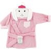 imageHudson Baby Unisex Baby Cotton Animal Face BathrobePrincess Bunny