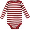 imageHudson Baby Unisex Baby Cotton Longsleeve Bodysuits 7packSports Stripes