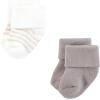 imageHudson Baby Unisex Baby Cotton Rich Newborn and Terry SocksBrown