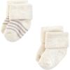 imageHudson Baby Unisex Baby Cotton Rich Newborn and Terry SocksBrown