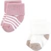 imageHudson Baby Unisex Baby Cotton Rich Newborn and Terry SocksGreen