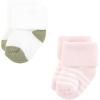 imageHudson Baby Unisex Baby Cotton Rich Newborn and Terry SocksGreen