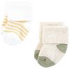 imageHudson Baby Unisex Baby Cotton Rich Newborn and Terry SocksYellow
