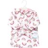 imageHudson Baby Unisex Baby Mink with Faux Fur Lining Pool and Beach Robe Coverups Modern Rainbow 06 MonthsModern Rainbow