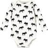 imageHudson Baby Unisex Baby Thermal Long Sleeve Bodysuits SnowflakeBuffalo Plaid Moose