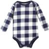 imageHudson Baby Unisex Baby Thermal Long Sleeve Bodysuits SnowflakeFootball