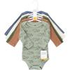 imageHudson Baby Unisex Baby Thermal Long Sleeve Bodysuits SnowflakeSage Dinosaur