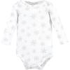 imageHudson Baby Unisex Baby Thermal Long Sleeve Bodysuits SnowflakeSnowflake