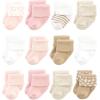 imageHudson Baby Unisex Cotton Rich Baby Terry Socks 24PackPink Cheetah