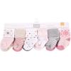 imageHudson Baby Unisex Cotton Rich Baby Terry Socks 24PackPink Gray Solid
