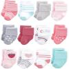 imageHudson Baby Unisex Cotton Rich Baby Terry Socks 24PackStrawberry