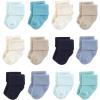 imageHudson Baby Baby Infant Boy Cotton Rich Newborn and Terry Socks Blue Teal Neutral 06 Months