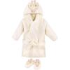 imageHudson Baby Unisex Baby Cotton Animal Face BathrobeModern Giraffe