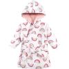 imageHudson Baby Unisex Baby Mink with Faux Fur Lining Pool and Beach Robe Coverups Modern Rainbow 06 MonthsModern Rainbow