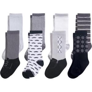 imageHudson Baby Baby Girls Cotton Rich Kneehigh SocksBlack Gentleman
