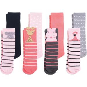 imageHudson Baby Baby Girls Cotton Rich Kneehigh SocksSafari Girl