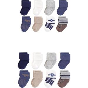 imageHudson Baby Baby Grow with Me Cotton Terry SocksBear