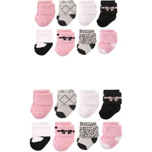imageHudson Baby Baby Grow with Me Cotton Terry SocksBows