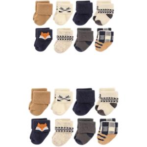 imageHudson Baby Baby Grow with Me Cotton Terry SocksForest