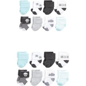 imageHudson Baby Baby Grow with Me Cotton Terry SocksSheep 16pack