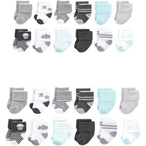 imageHudson Baby Baby Grow with Me Cotton Terry SocksSheep 24pack