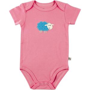 imageHudson Baby Bamboo Animal BodysuitSheep  Pink