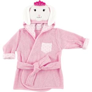 imageHudson Baby Unisex Baby Cotton Animal Face BathrobePrincess Bunny