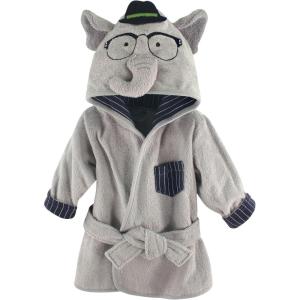 imageHudson Baby Unisex Baby Cotton Animal Face BathrobeSmart Elephant