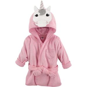 imageHudson Baby Unisex Baby Cotton Animal Face BathrobeUnicorn