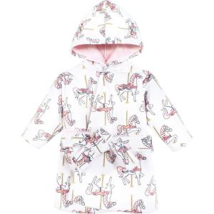 imageHudson Baby Unisex BabyMink with Faux Fur Lining Pool and Beach Robe CoverupsCarousel Horse