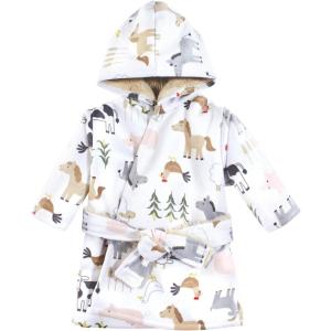 imageHudson Baby Unisex BabyMink with Faux Fur Lining Pool and Beach Robe CoverupsCute Farm