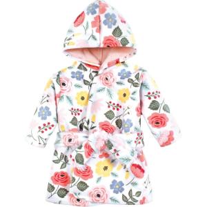 imageHudson Baby Unisex BabyMink with Faux Fur Lining Pool and Beach Robe CoverupsModern Botanical