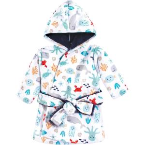 imageHudson Baby Unisex BabyMink with Faux Fur Lining Pool and Beach Robe CoverupsSea Characters