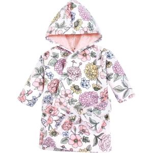 imageHudson Baby Unisex BabyMink with Faux Fur Lining Pool and Beach Robe CoverupsVintage Blossom