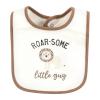 imageHudson Baby Infant Girl Cotton Bibs Plum Wildflower One SizeBrave Lion