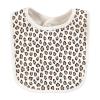 imageHudson Baby Infant Girl Cotton Bibs Plum Wildflower One SizeLeopard Hearts