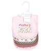 imageHudson Baby Infant Girl Cotton Bibs Plum Wildflower One SizeMama Mauve Sage Rose